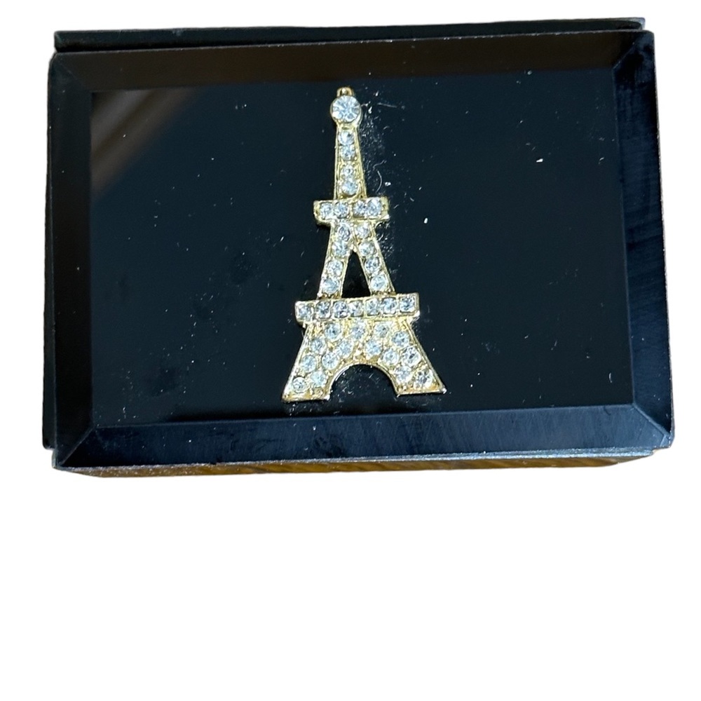 Black Enamel Tower Box